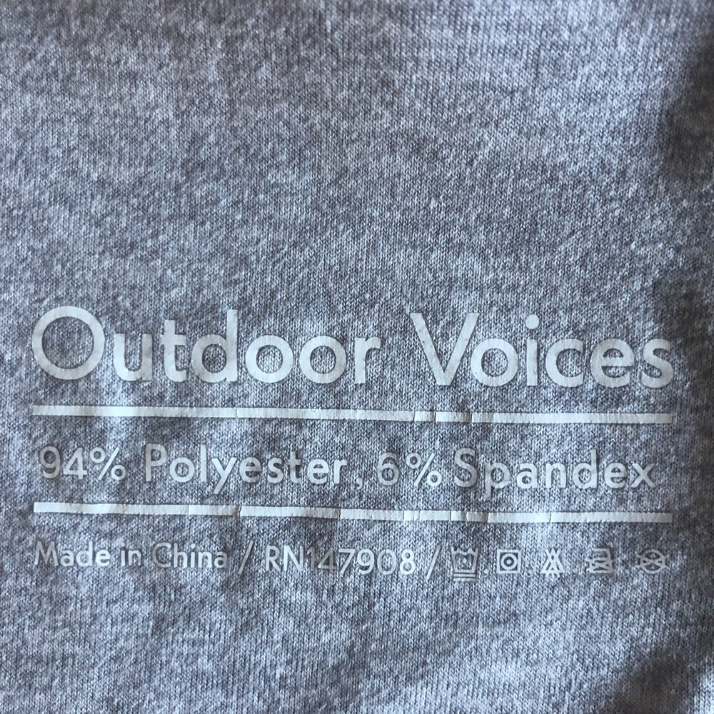 Outdoor Voices Grey Tank Top Size S - Picture 7 of 9